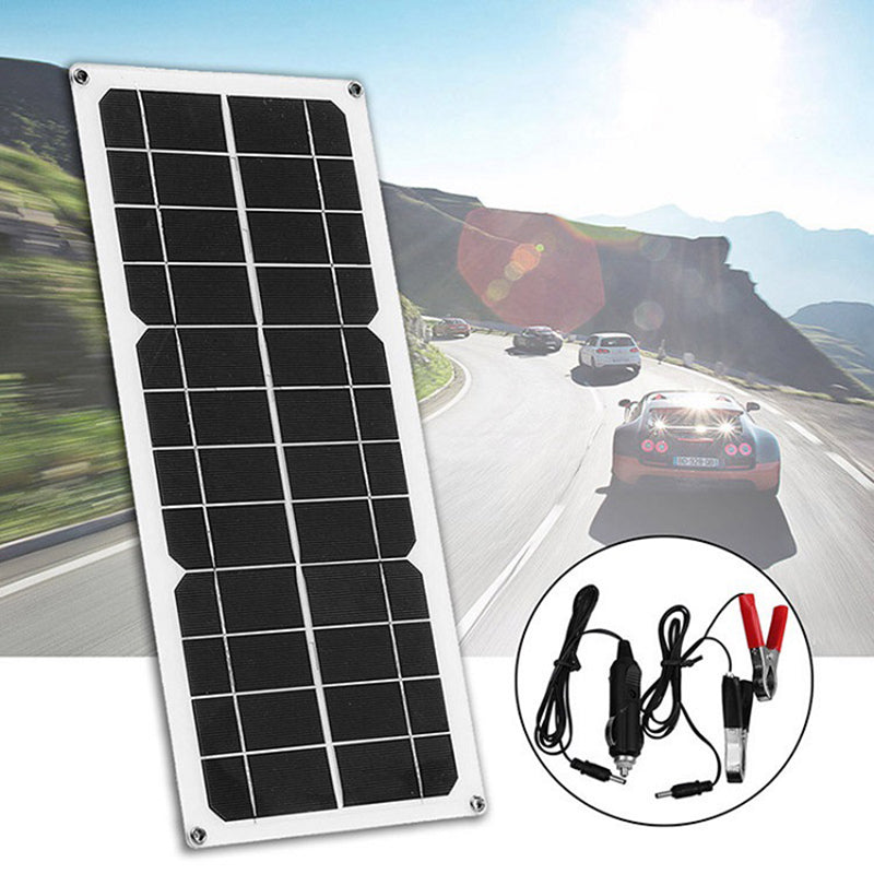 10W Monocrystalline Silicon Solar Charger Photovoltaic Solar Panel Outdoor Phone Power Bank