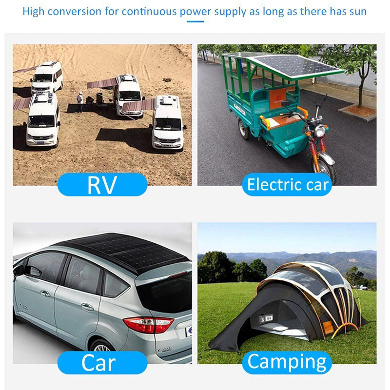 10W Monocrystalline Silicon Solar Charger Photovoltaic Solar Panel Outdoor Phone Power Bank