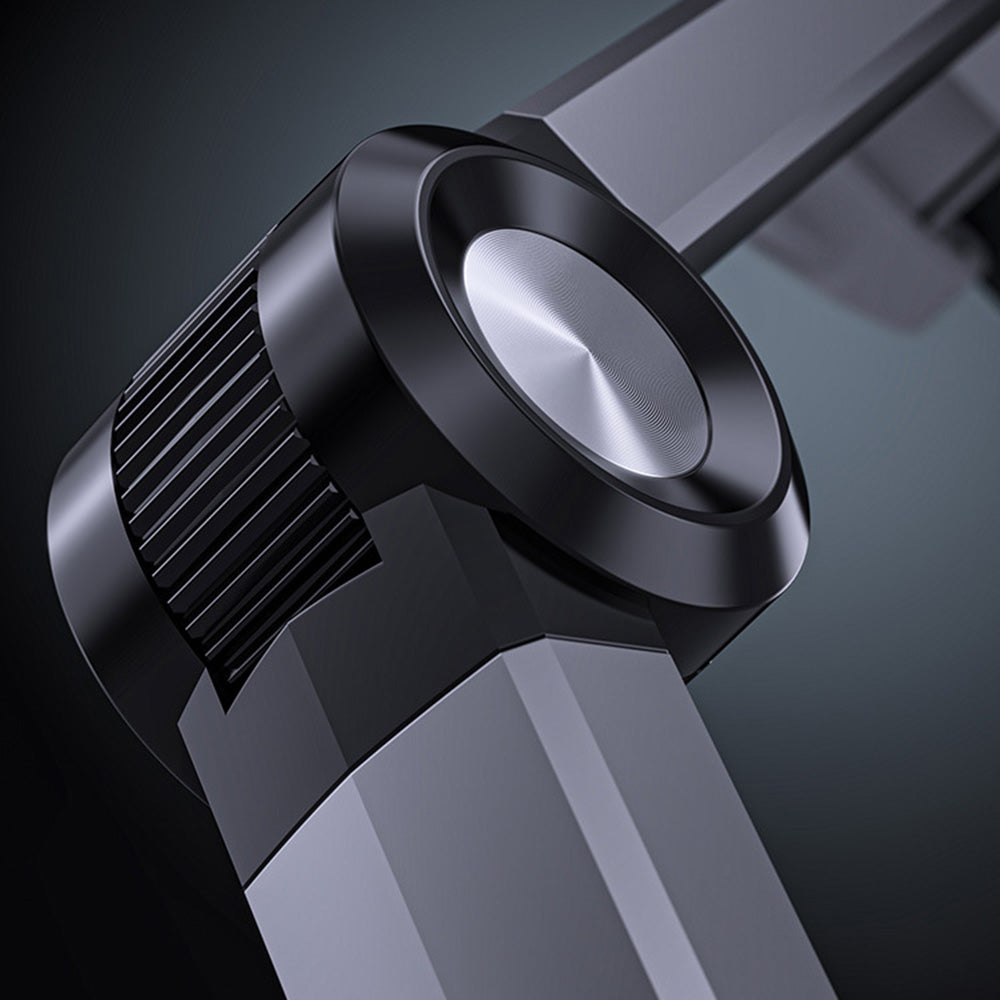 BONERUY P76 Adjustable Boom Arm Lazy Holder for iPhone iPad Multi-Angle Rotating Cell Phone Stand with Clip for Bedside Desktop