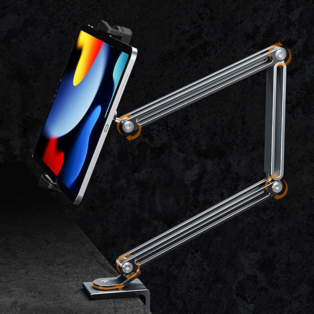 BONERUY P67 Adjustable Arm Aluminum Alloy Mobile Phone Tablet Holder Stand Bedside Desktop Lazy Bracket