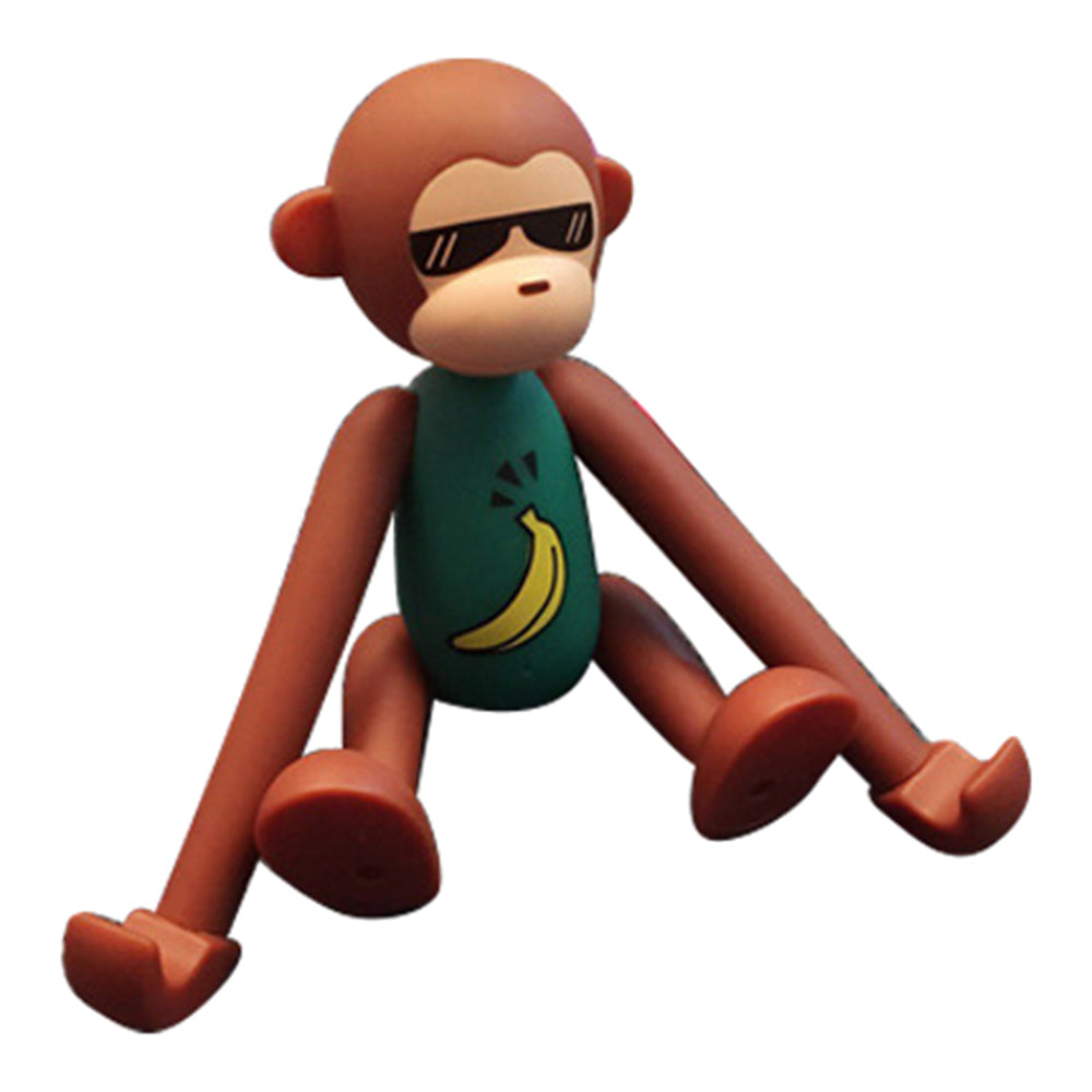 Universal Cell Phone Stand Cute Animal Monkey Shape Adjustable Phone Holder for Home Office Decor