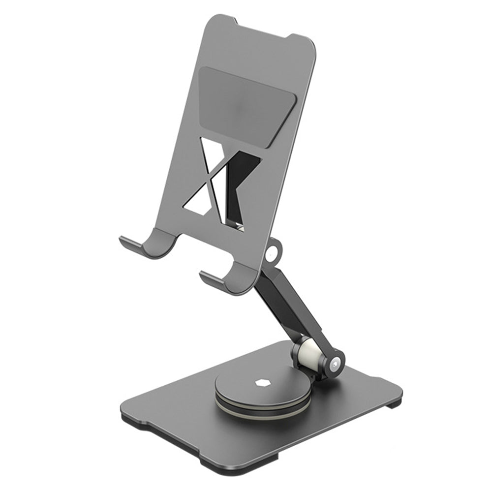Aluminum Alloy Cell Phone Stand 360 Degree Rotation Adjustable Desktop Phone Tablet Holder