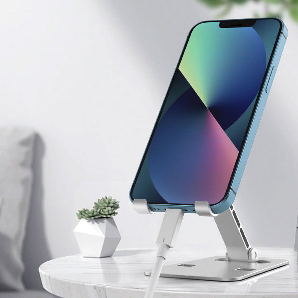 L-201 Multifunction Cell Phone Stand Holder Foldable Design Desktop Phone Tablet Desk Mount Holder