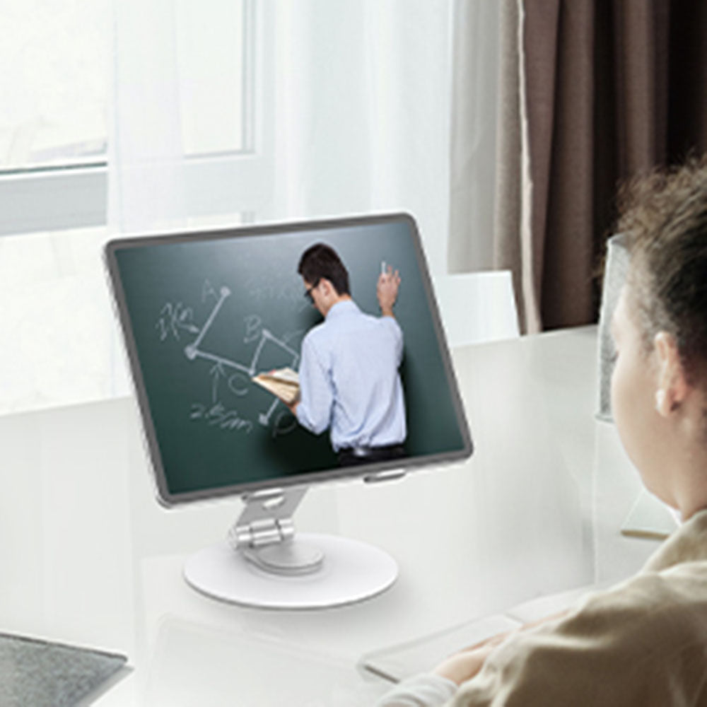 MOMAX FOLD STAND MILA KH12 360-Degree Rotating Portable Tablet Holder Aluminium Alloy Foldable Desktop Stand Bracket
