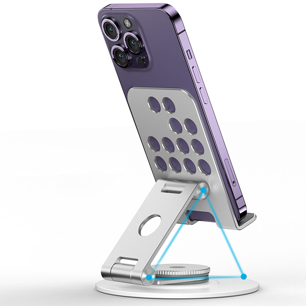MOMAX FOLD STAND MILA KH11 Phone Stand Holder 360 Degree Rotation Adjustable Aluminum Alloy Phone Bracket