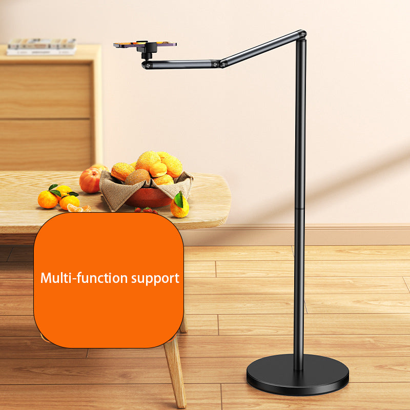 360 Degree Rotating Phone Stand Adjustable Flexible Arm Universal Phone Floor Holder for Phone Below 6.5 inch
