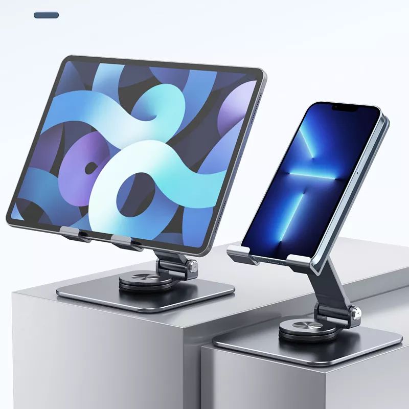Folding Phone Bracket 360 Degree Rotation Angle Adjustable Desktop Tablet Holder