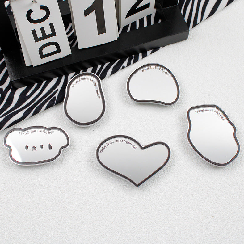 Irregular Mirror Air Bag Phone Holder Adhesive Anti-drop Cellphone Kickstand