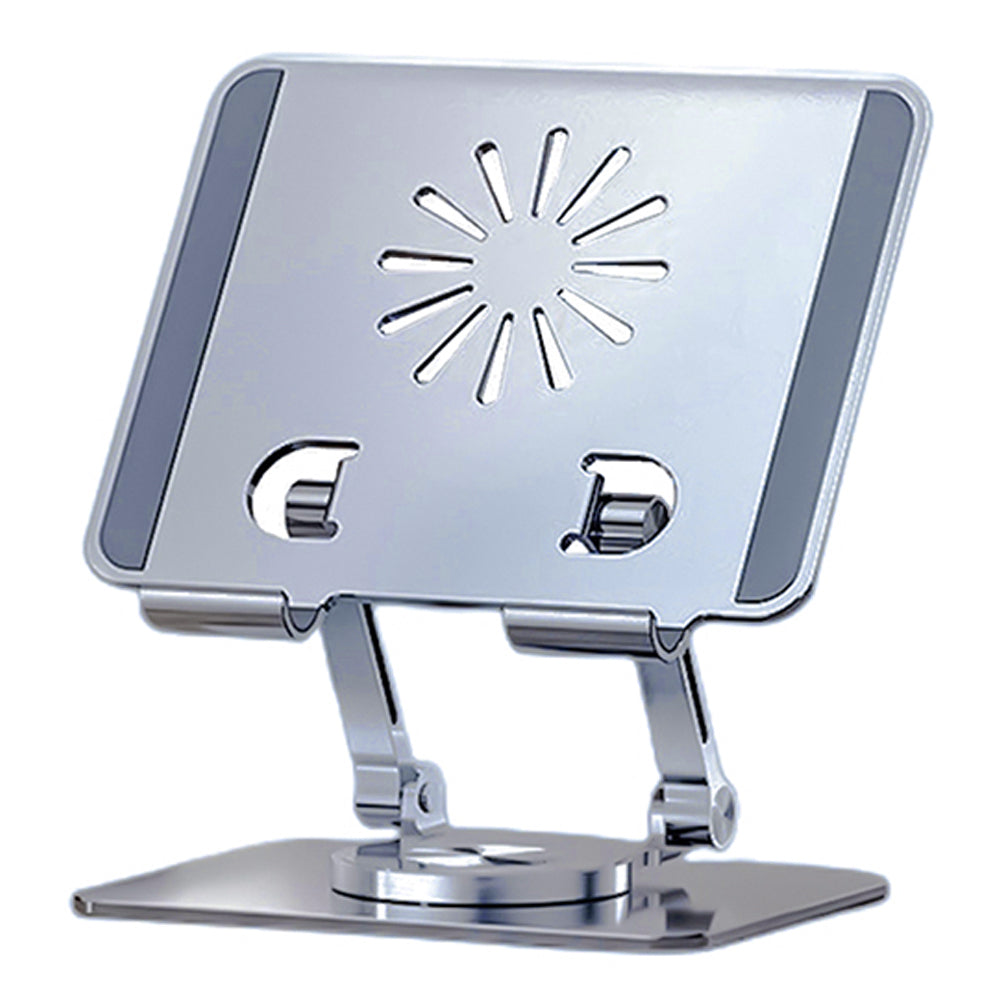 P2027 Folding Lazy Bracket 360 Degree Rotation Aluminum Alloy Tablet Holder Stand