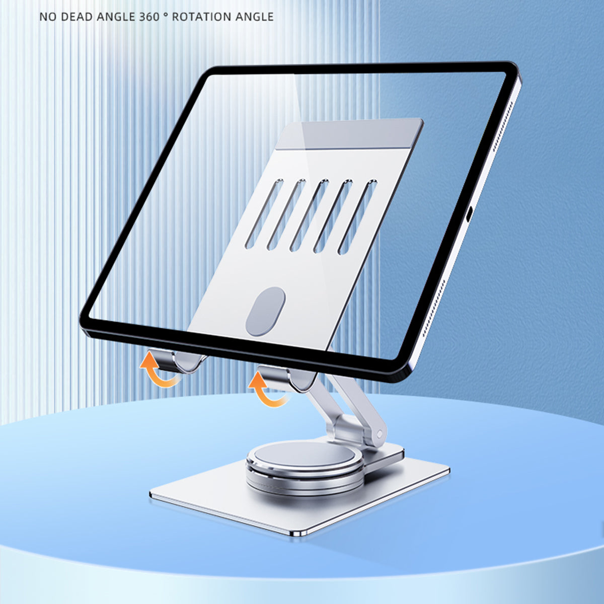 T631S 360 Degree Rotation Phone Stand Aluminum Alloy Adjustable Desktop Tablet Holder