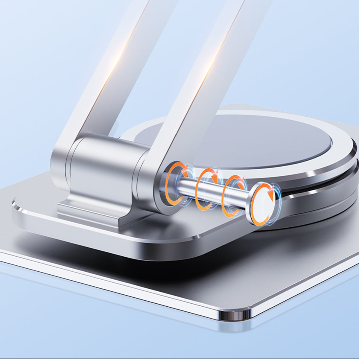 T631S 360 Degree Rotation Phone Stand Aluminum Alloy Adjustable Desktop Tablet Holder