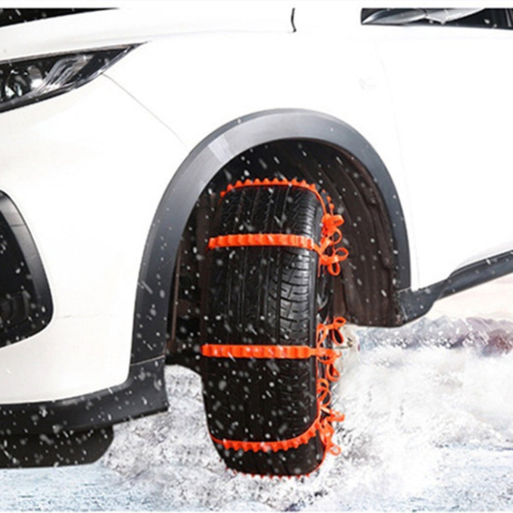 10Pcs Outdoor Car Winter Tire Wheels Chains Snow Wheel Tyre Cable Belt Car Winter Tires Snow Chain
