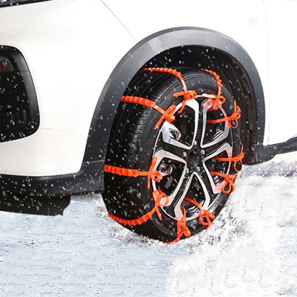 10Pcs Outdoor Car Winter Tire Wheels Chains Snow Wheel Tyre Cable Belt Car Winter Tires Snow Chain