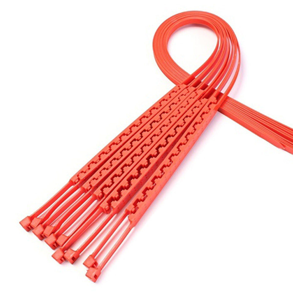 10Pcs Outdoor Car Winter Tire Wheels Chains Snow Wheel Tyre Cable Belt Car Winter Tires Snow Chain