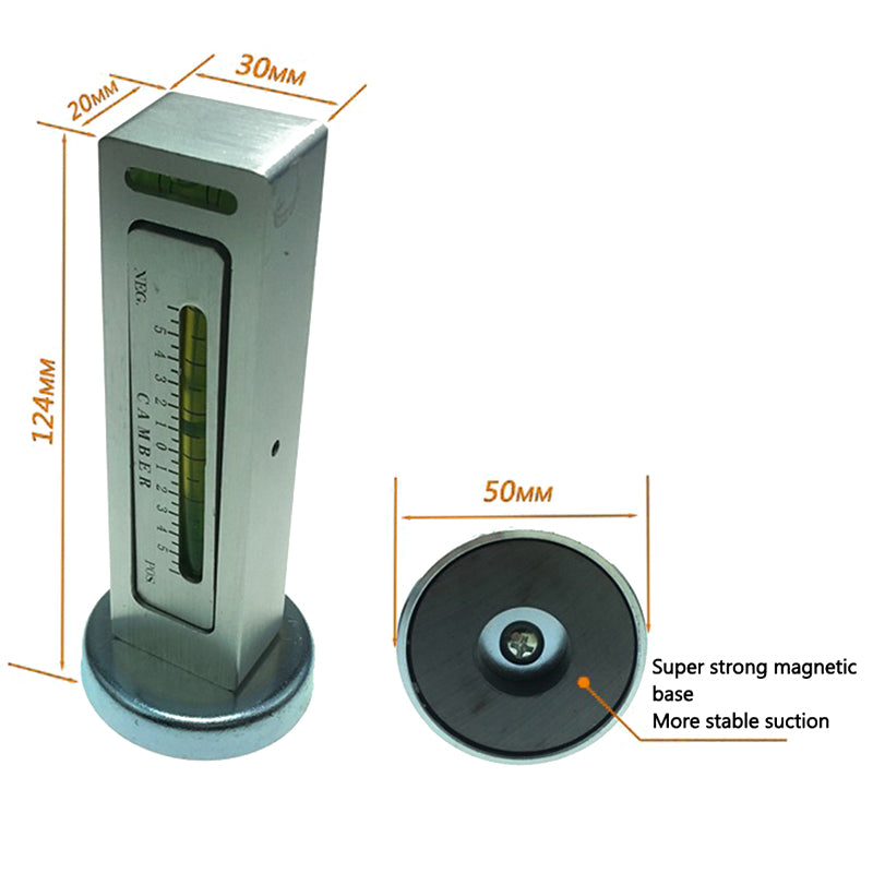 Car Wheels Hub Position Magnetic Level Vehicle Hub Camber Angle Adjustment Aids Magnetic Wheel Level Gauge