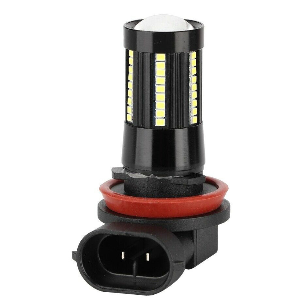 2Pcs H11/H8 DC12-24V 1000LM Car Auto Fog Light 66LED Super Bright Vehicle Fog Lamps