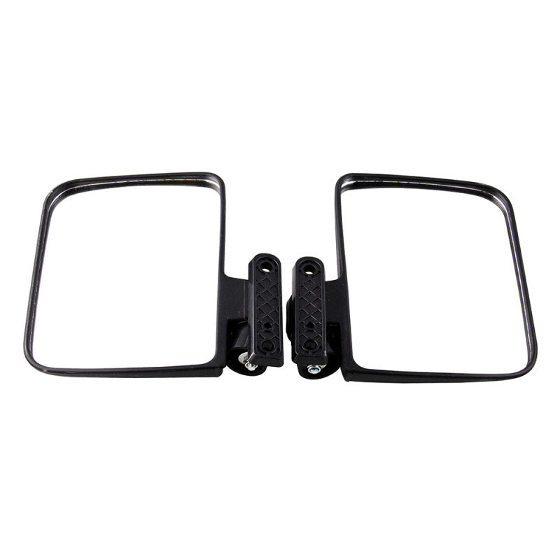 SF-GEF-01 One Pair Golf Cart Side Mirror Rear View Mirror Kit with Installation Screws