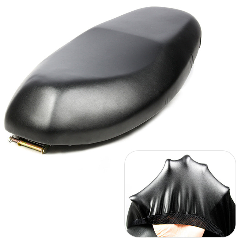 Motorcycle Seat Cushion Protector Sun Protection Dustproof Rain Seat Cover Black/XL