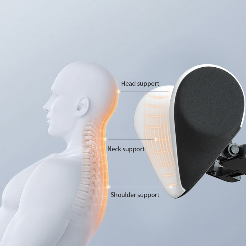 A095D Adjustable Car Seat Neck Support Pillow Fatigue Relieve Memory Foam Headrest Cushion