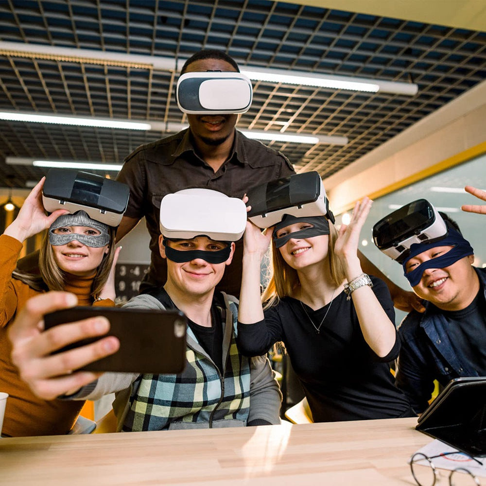 VR maska ​​na oči nastavitelná prodyšný VR potítko VR polstrování obličeje pro muže a ženy