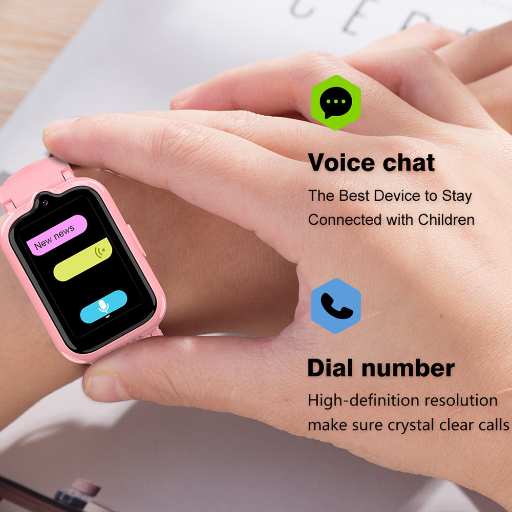 LT41 4G Kids Smart Watch Waterproof Watch Bracelet with GPS Tracker WiFi Video Call SOS HD Camera for Boys Girls