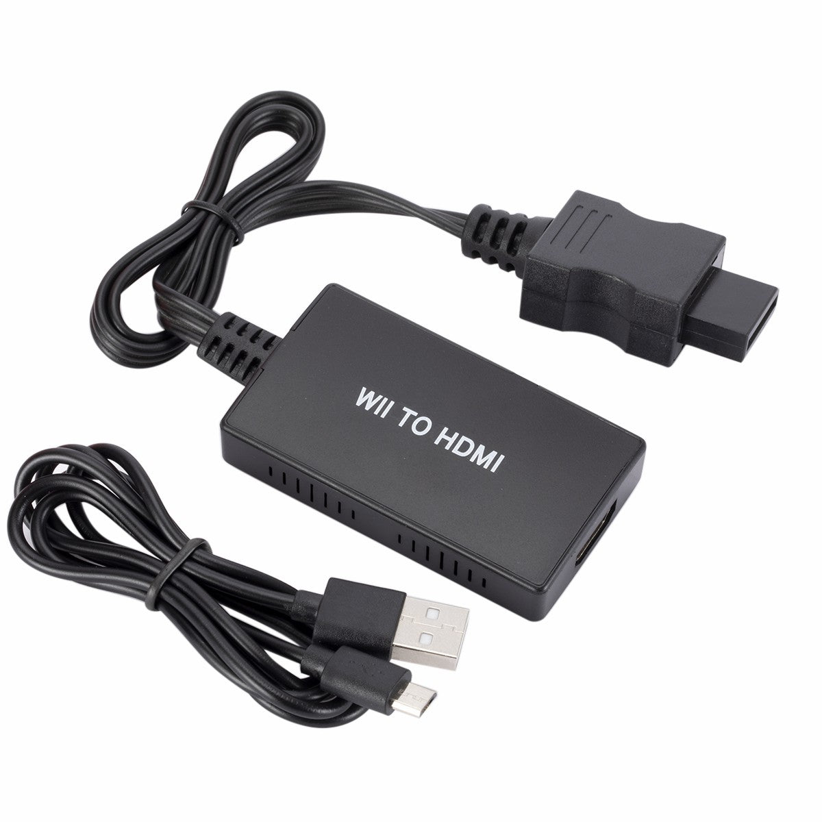 YJ Wii to HDMI Converter Adapter 1080P 720P Output Video and Audio with 3.5mm Jack Support All Wii Display