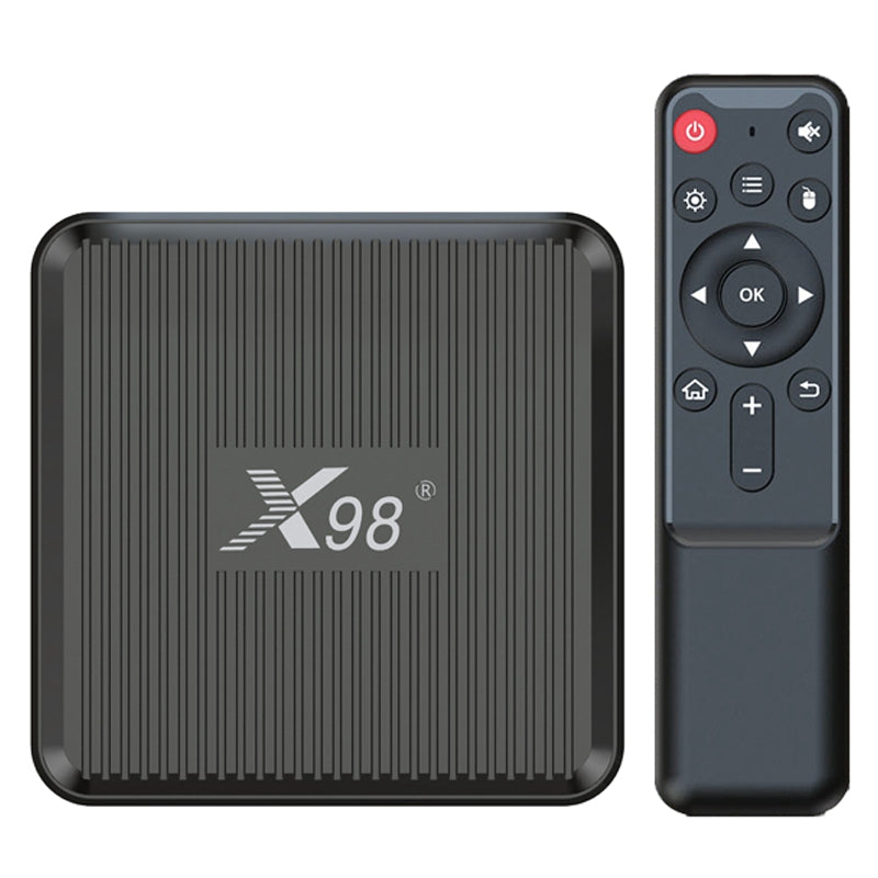 X98Q 2G 16G Smart TV Box 4K Media Player Android 11 Amlogic S905W2 4K 2.4G 5G WiFi H.265 3D Video Set Top Box Receiver