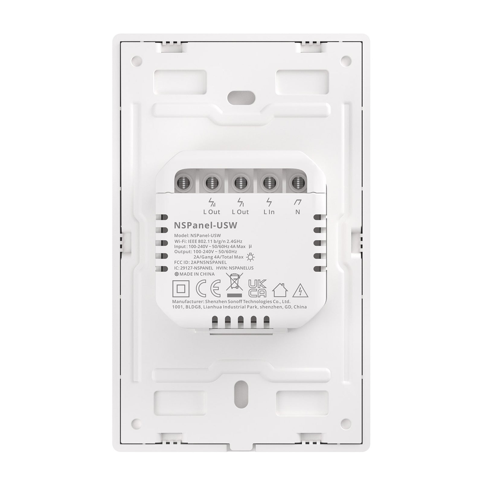 SONOFF NSPanel-USW Smart Scene Wall Switch Panel Smart Home Control Touchscreen Control - US Plug
