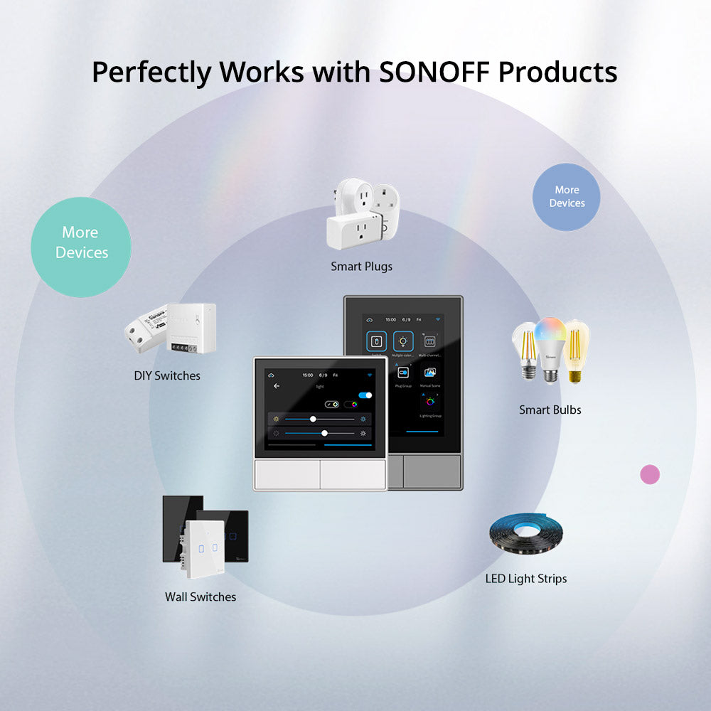 SONOFF NSPanel-USW Smart Scene Wall Switch Panel Smart Home Control Touchscreen Control - US Plug