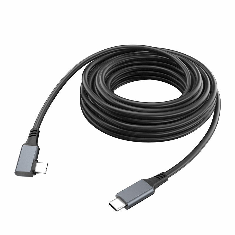 For Oculus Quest 2 VR 6m Charging Link Line Elbow Cord 5Gbps 3A USB 3.2 Gen1 Stream Cable