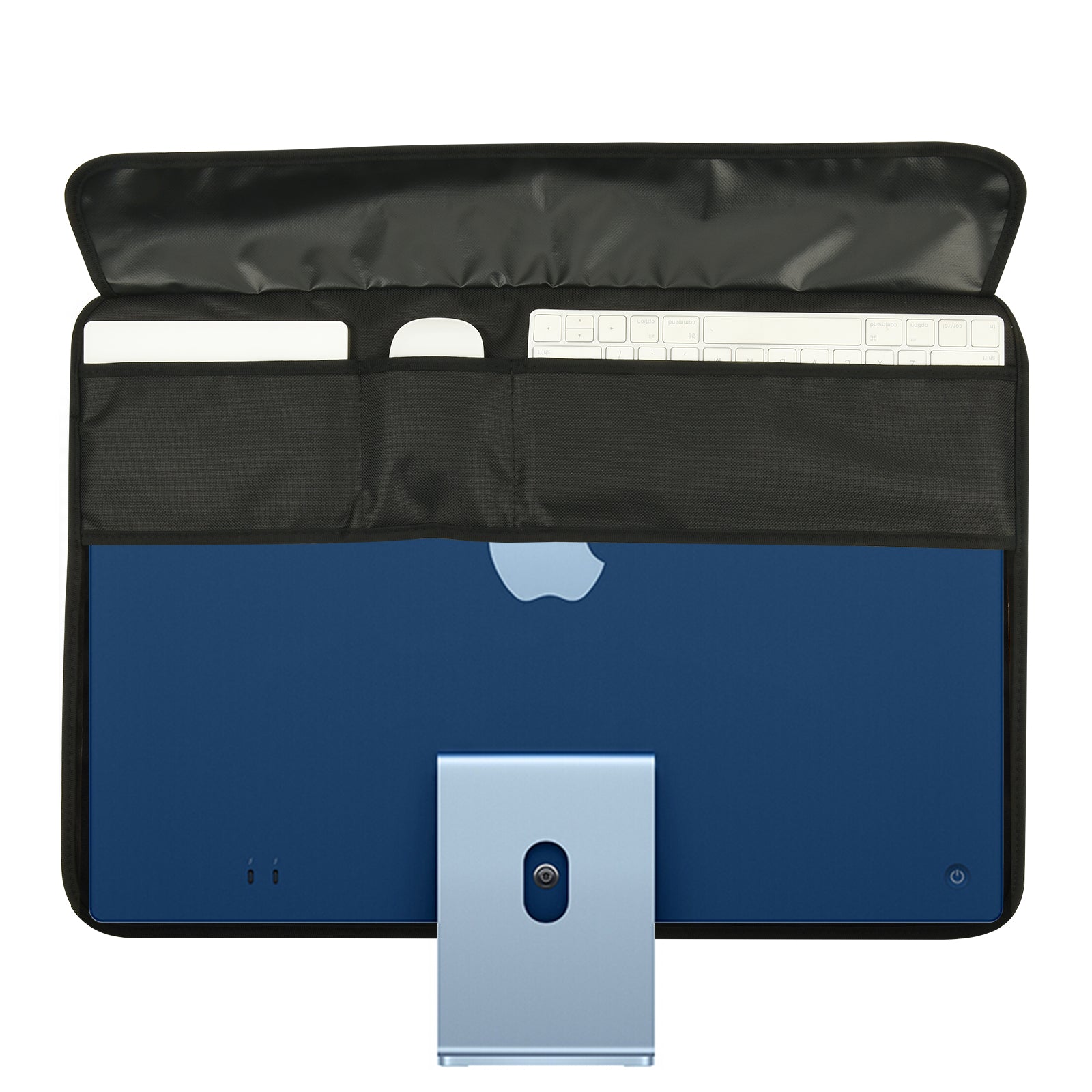 TXESIGN For iMac 24-Inch Computer Monitor Display Screen Dust Cover PU Leather Storage Sleeve Protective Case