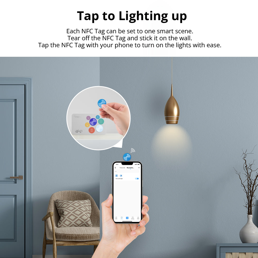 SONOFF NFC-Tag Smart Home NFC Tag Sticker with Card Portable NFC Sticker
