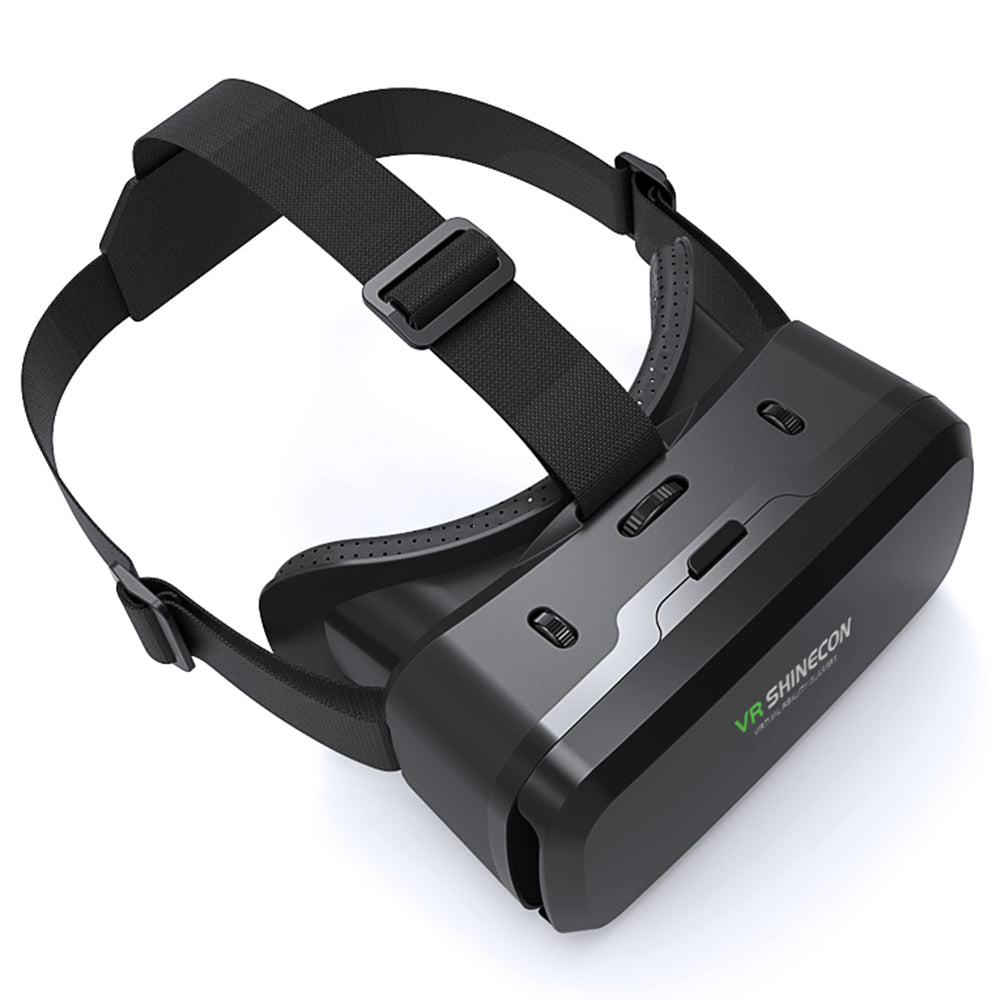 VR SHINECON G06A 3D Virtual Reality Headset Glasses Compatible for IMAX Movies Video Games