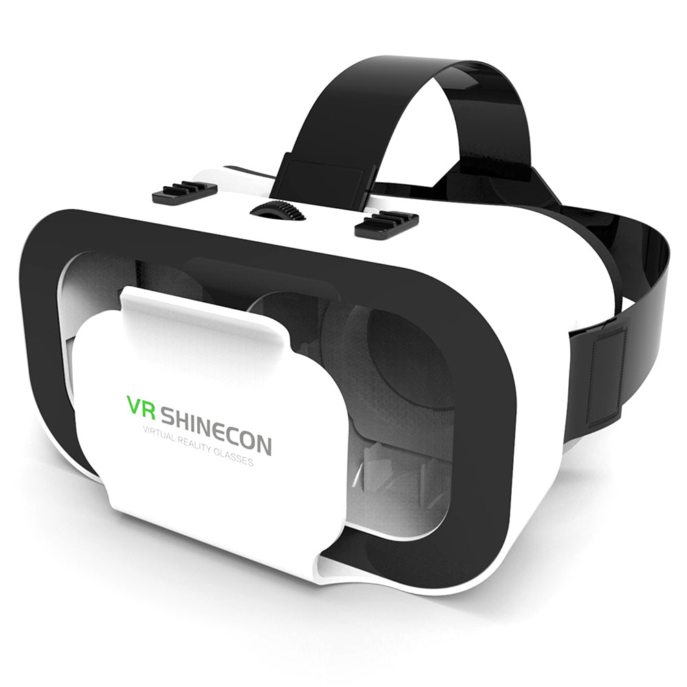 VR SHINECON G05 VR Glasses Headset 3D Virtual Reality Movies Glasses Compatible for 4.7''-6'' Cell Phone