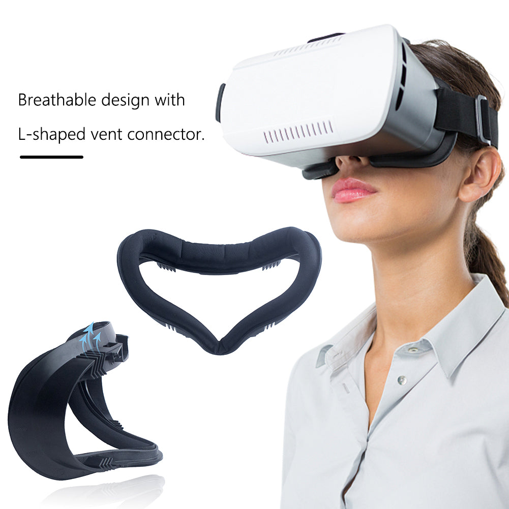 For Oculus Quest 2 Light Blocking VR Facial Interface Replacement Face Pad Anti-sweat Eye Mask Cover VR Glasses Accessories