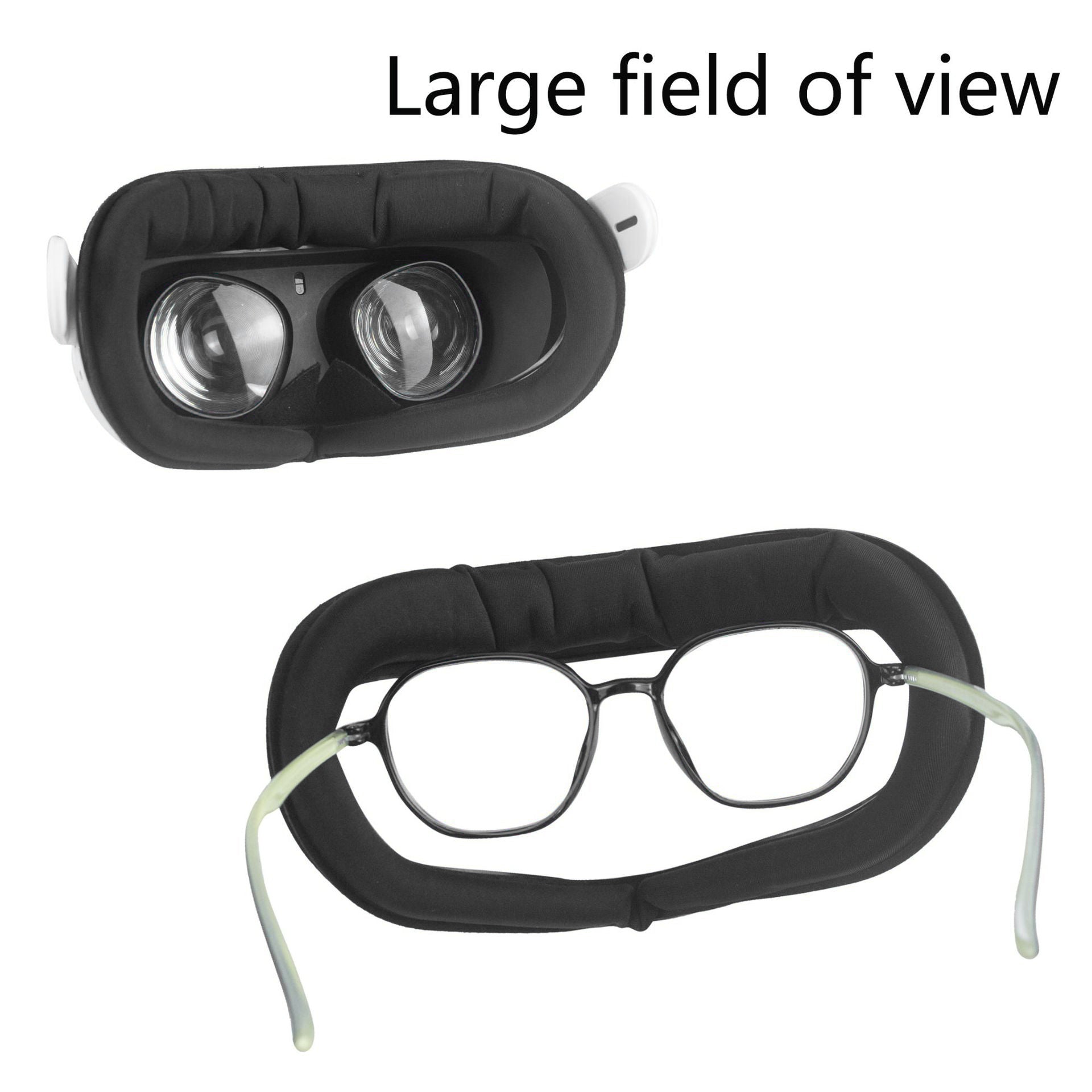 For Oculus Quest 2 Light Blocking VR Facial Interface Replacement Face Pad Anti-sweat Eye Mask Cover VR Glasses Accessories