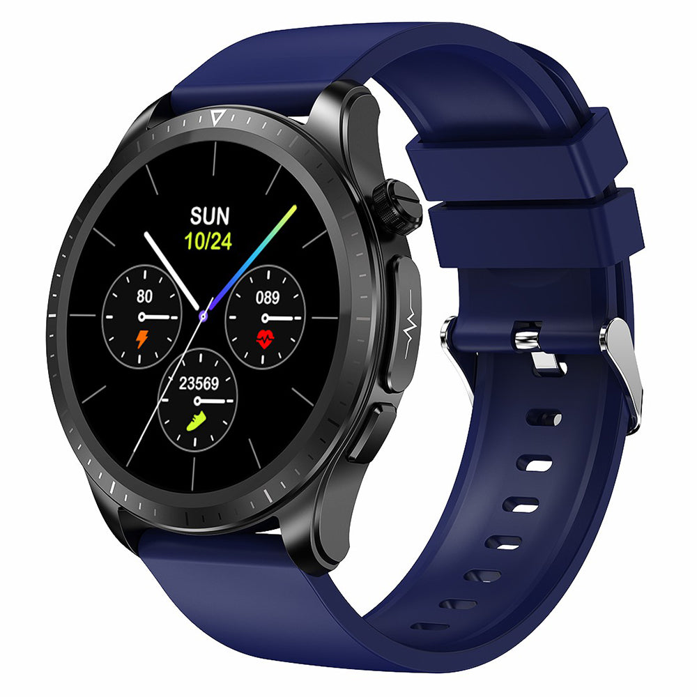 E420 1.39-inch Smart Watch Water Resistant Fitness Bracelet with ECG PPG Blood Pressure Heart Rate Monitoring Silicone Strap