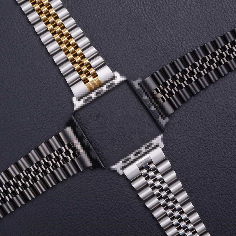 New Style Stainless Steel Watch Strap for Apple Watch Ultra 49mm Ultra 2 49mm Series 9 45mm SE (2023) 44mm Series 8 7 45mm 6 5 4 SE SE (2022) 44m Series 3 2 1 42mm