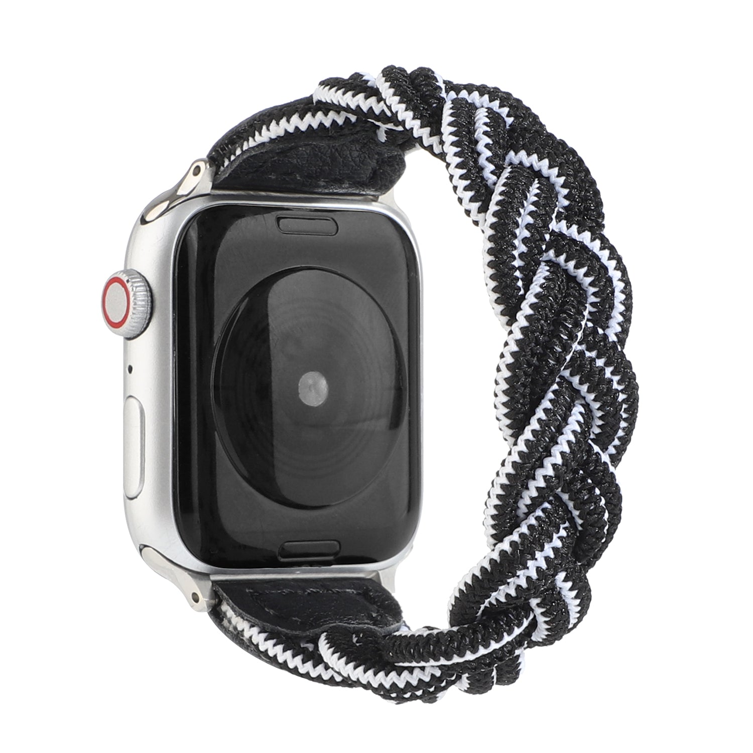 Elastic Woven Design Watch Band Replacement Watch Strap for Apple Watch Ultra 49mm Ultra 2 49mm Series 9 45mm SE (2023) 44mm Series 8 7 45mm 6 5 4 SE SE (2022) 44m Series 3 2 1 42mm