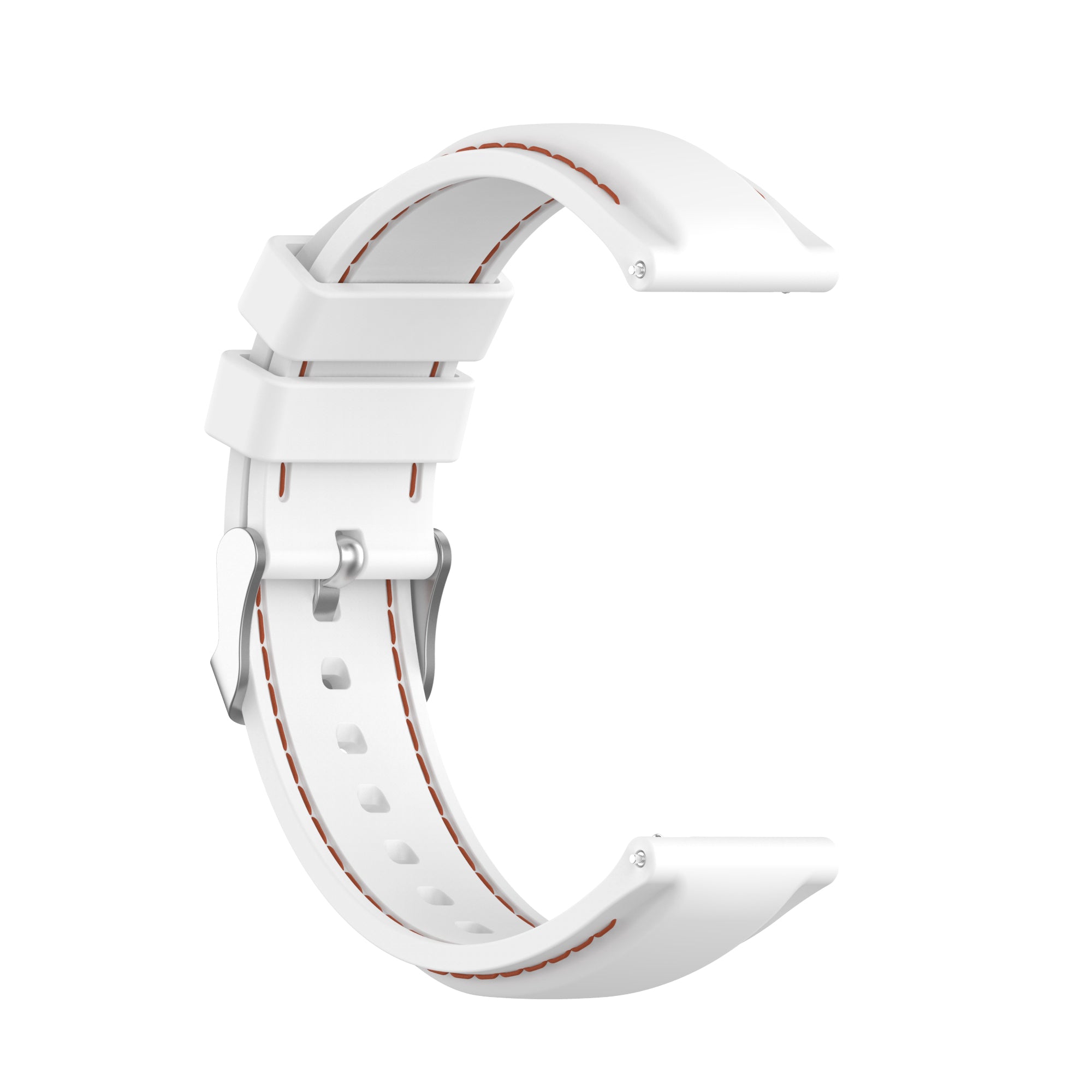 20mm Silicone Watchband Wrist Strap Replacement for Samsung Galaxy Watch4 Classic 46mm 42mm Watch4 44mm 40mm Galaxy Watch3 41mm Amazfit GTS2