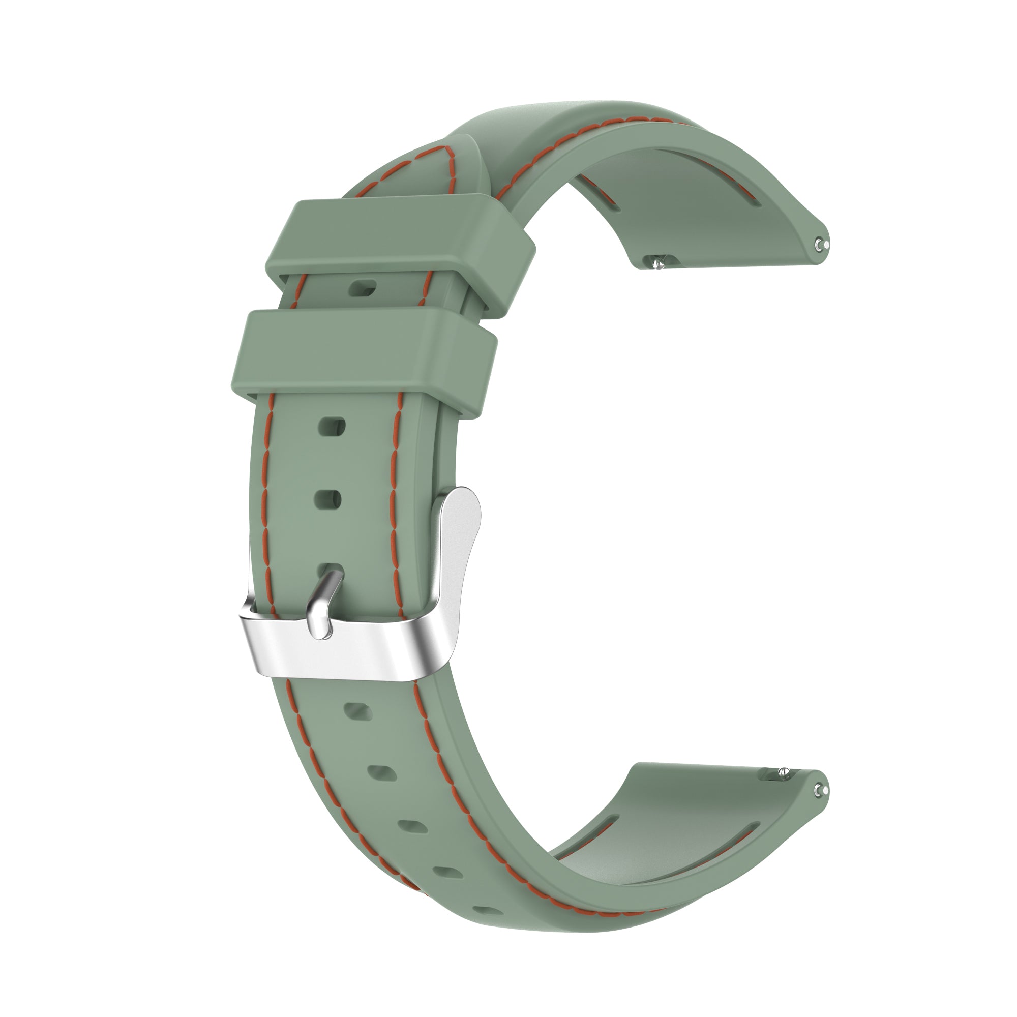 20mm Silicone Watchband Wrist Strap Replacement for Samsung Galaxy Watch4 Classic 46mm 42mm Watch4 44mm 40mm Galaxy Watch3 41mm Amazfit GTS2