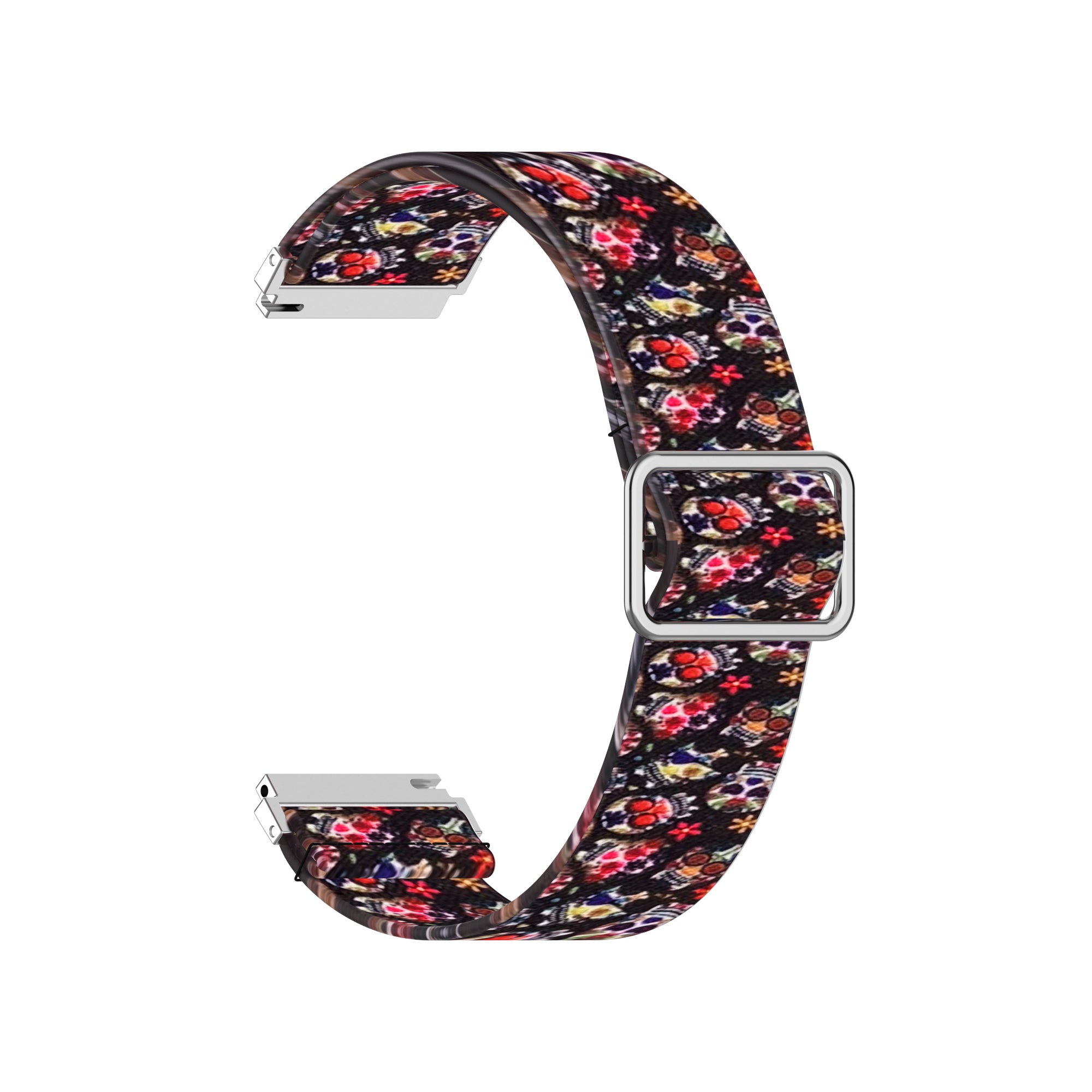 22mm Adjustable Printing Watchband Strap Replacement for Samsung Galaxy Watch3 45mm Huawei Watch GT 2 Pro
