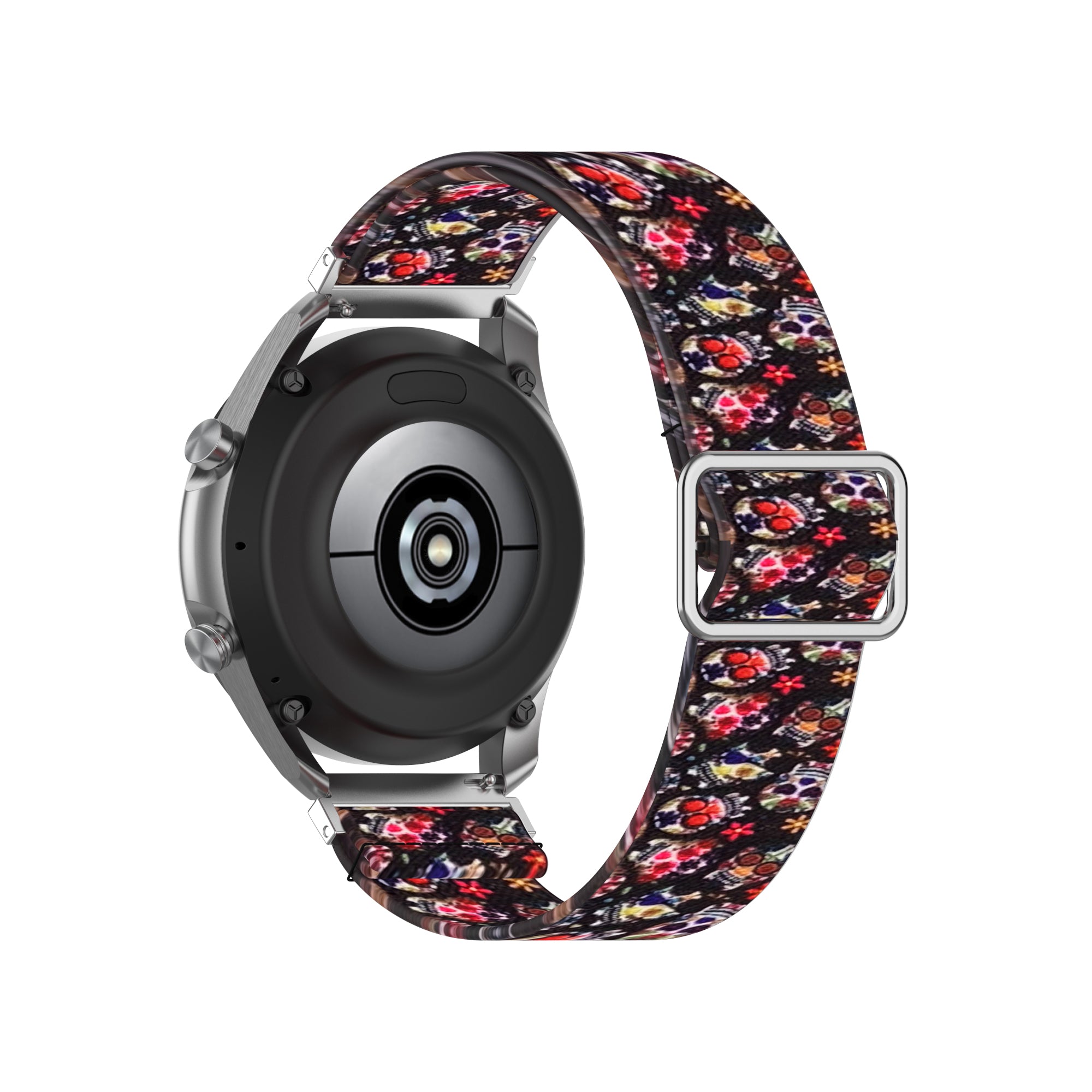 Pattern Printed Adjustable Smart Watch Replacement Strap Nylon Watchband 20mm for Samsung Galaxy Watch3 41mm Watch Active