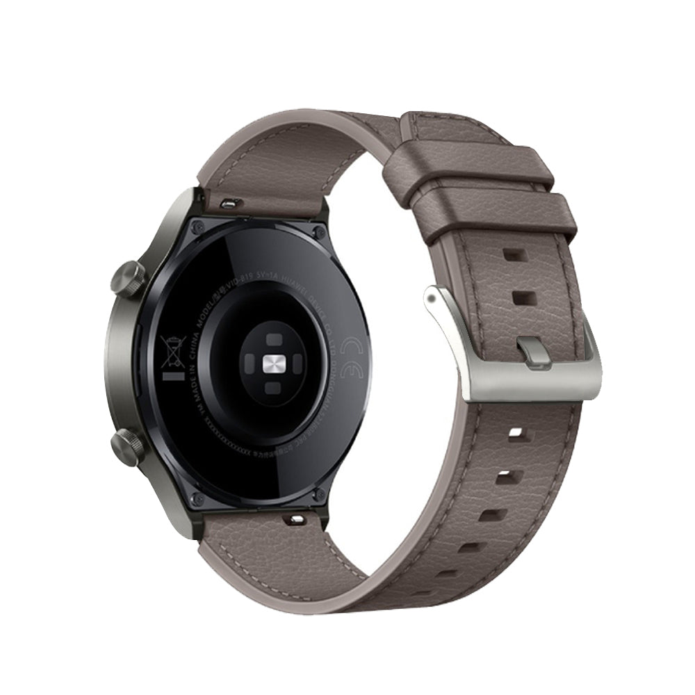 22mm Leather Smart Watch Band Replacement Adjustable Watch Strap for Huawei Watch GT 2 46mm GT 2 Pro