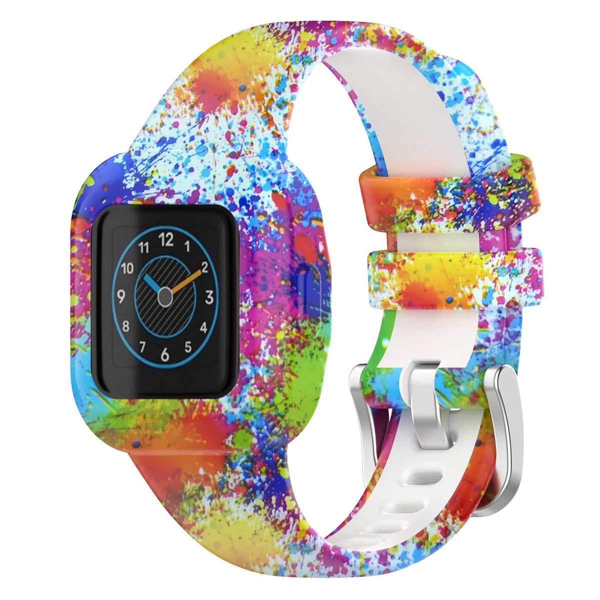 Pattern Printing Silicone Smart Watch Band Wrist Strap Replacement for Garmin Fit RJ3 Garmin Vivofit JR3