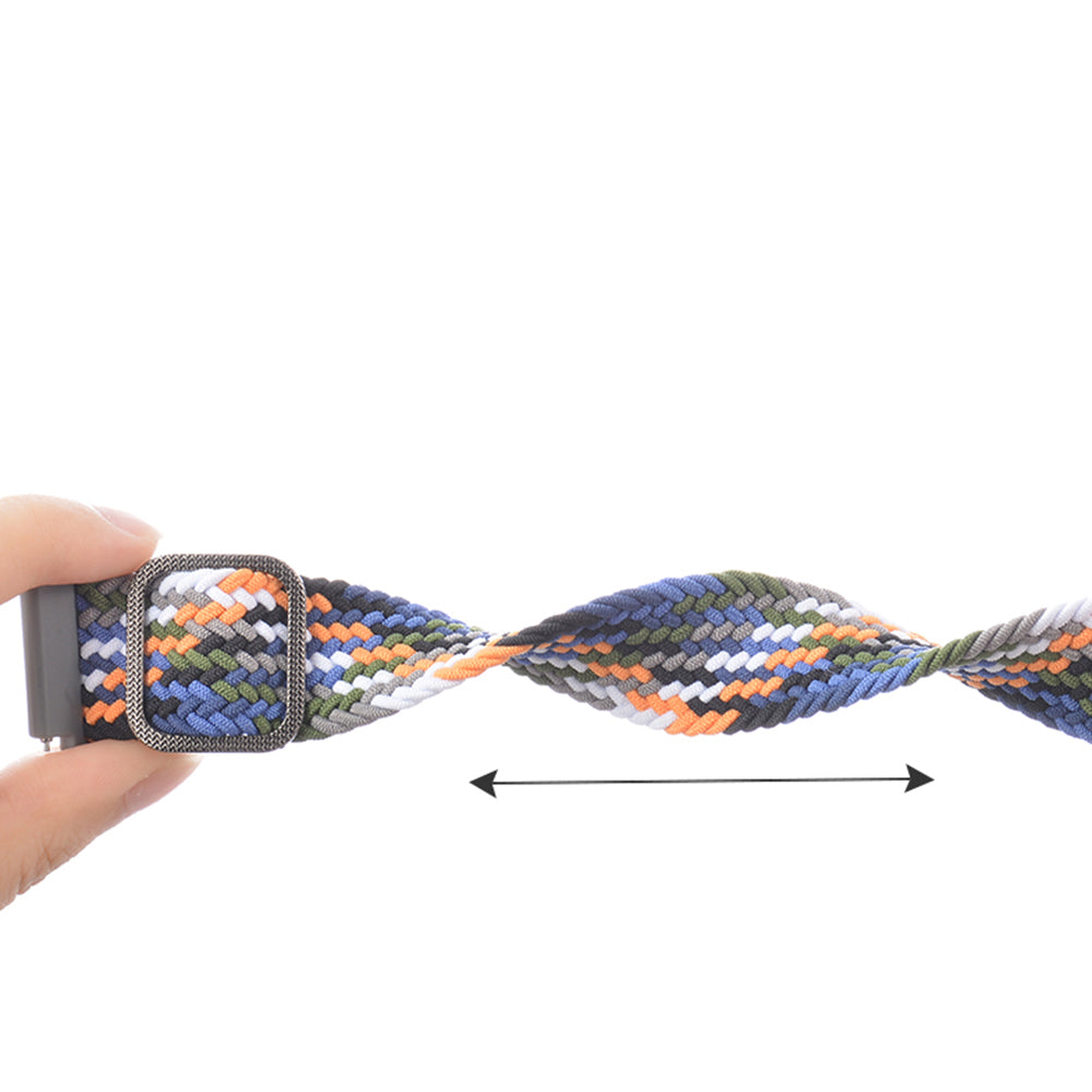 20mm Braided Rope Adjustable Watchband Replacement for Samsung Galaxy Watch Active Active2 40mm Watch 42mm