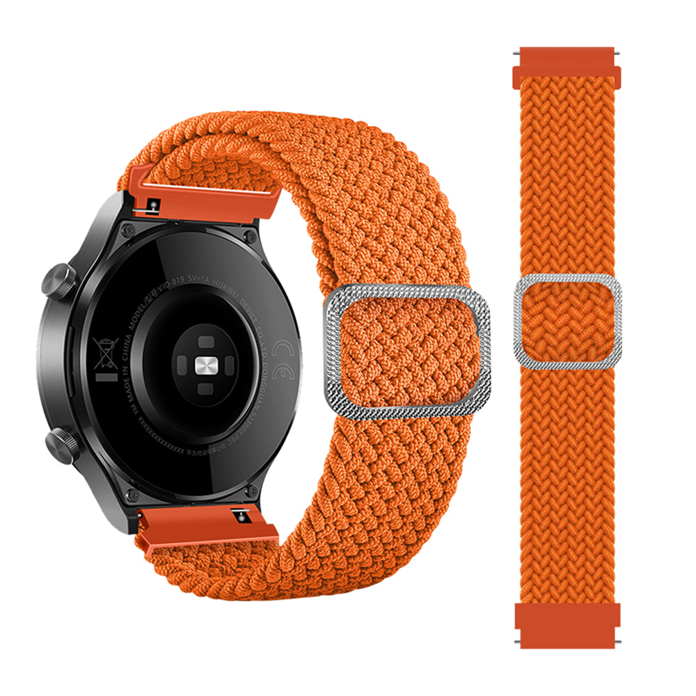 22mm Braided Rope Adjustable Watchband Replacement for Samsung Gear S3 Classic S3 Frontier Galaxy Watch 46mm
