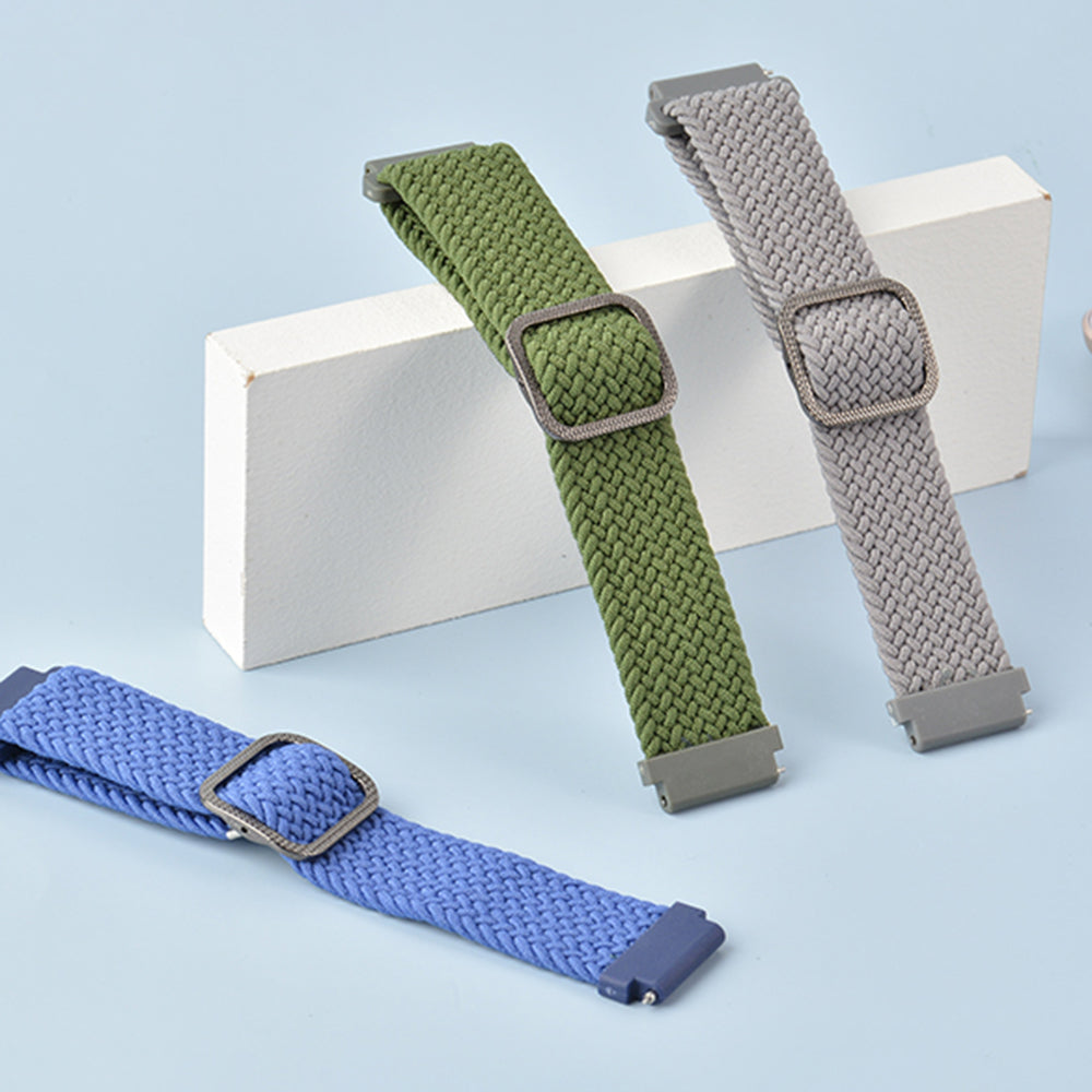 22mm Braided Rope Adjustable Watchband Replacement for Samsung Gear S3 Classic S3 Frontier Galaxy Watch 46mm