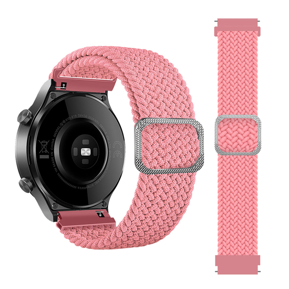 22mm Braided Rope Adjustable Watchband Replacement for Samsung Gear S3 Classic S3 Frontier Galaxy Watch 46mm