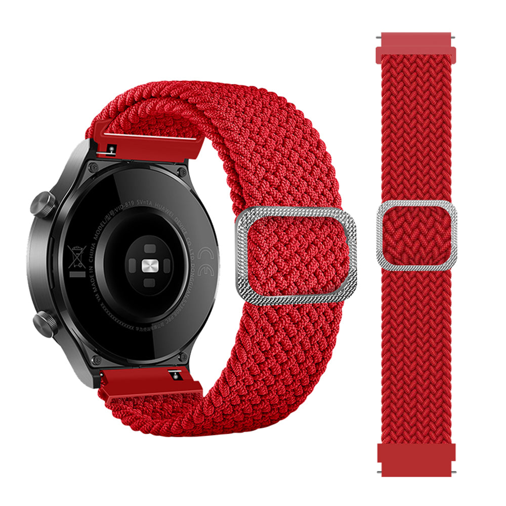 22mm Braided Rope Adjustable Watchband Replacement for Samsung Gear S3 Classic S3 Frontier Galaxy Watch 46mm